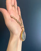 VICTORIAN LARGE ROCK CRYSTAL & 18CT GOLD PENDANT