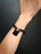 VICTORIAN JET PADLOCK BRACELET