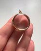 ANTIQUE LARGE 15CT GOLD & CRYSTAL LOCKET