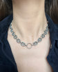 ANTIQUE SILVER MARINER LINK CHAIN
