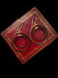 VICTORIAN DOUBLE HOOP ELEPHANT HAIR EARRINGS