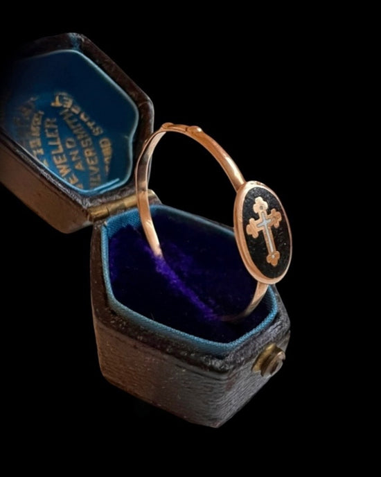 EARLY 19TH CENTURY FRENCH ROSARY RING