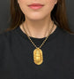 VINTAGE 18CT GOLD HUGE SCARAB BEETLE PENDANT