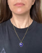 ANTIQUE DIAMOND & ENAMEL HEART PENDANT