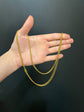 VICTORIAN 15CT GOLD FINE BELCHER CHAIN