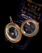 VICTORIAN ROCK CRYSTAL & 15CT GOLD POOL OF LIGHT SPHERE PENDANT