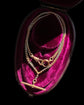 ANTIQUE BI-COLOUR 18CT GOLD & PLATINUM CURB ALBERT CHAIN