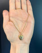 VINTAGE ZODIAC ‘PISCES’ DOUBLE FISH HEART PENDANT