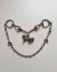 ANTIQUE SILVER EQUESTRIAN NECKLACE