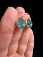EARLY VICTORIAN TURQUOISE PASTE EARRINGS