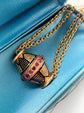19TH CENTURY RUBY & ENAMEL 18CT GOLD SLIDER PENDANT