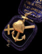 ANTIQUE LOVE FAITH CHARITY 18CT GOLD PENDANT