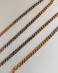 ANTIQUE BI COLOUR PLATINUM & 18CT GOLD CURB CHAIN