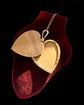 LARGE ANTIQUE 15CT GOLD HEART LOCKET