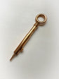 VICTORIAN LARGE 15CT GOLD BRAMAH KEY PENDANT