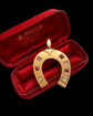 LARGE VICTORIAN RUBY & DIAMOND HORSESHOE PENDANT