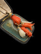 19TH CENTURY CORAL HAND PENDANT