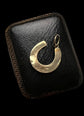 VICTORIAN BANDED AGATE HORSESHOE PENDANT