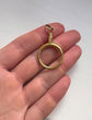 HUGE VICTORIAN 9CT GOLD SLIDING BOLT RING