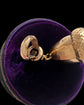 ANTIQUE 9CT GOLD ACORN & DOG CLIP CHAIN EXTENDER / BAIL