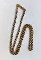 GEORGIAN 15CT GOLD STUDDED BELCHER CHAIN
