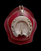 LARGE VICTORIAN SILVER HORSE HOOF LOCKET