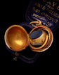 VICTORIAN 18CT GOLD ORB LOCKET WITH CONCEALED SPINNER FOB