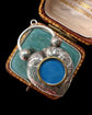 VICTORIAN SILVER PUFFY HEART PADLOCK