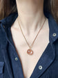 VICTORIAN ROCK CRYSTAL & 15CT GOLD POOL OF LIGHT SPHERE PENDANT
