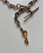 VICTORIAN 15CT GOLD BRAMAH KEY PENDANT