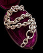 ANTIQUE CHUNKY SILVER CABLE LINK CHAIN