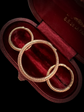 GEORGIAN LARGE 15CT GOLD SNAKE OUROBOROS SPLIT RING