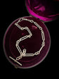 ANTIQUE SILVER PAPERCLIP ALBERT CHAIN