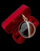VICTORIAN BANDED AGATE SPHERE LOCKET