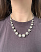 VICTORIAN CHUNKY SILVER BEAD CHAIN