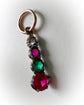 19TH CENTURY DIAMOND, RUBY & EMERALD PENDANT