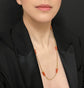 EARLY 19TH CENTURY CARVED CORAL HORSE & 18CT NECKLACE