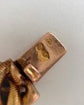 ANTIQUE FRENCH 18CT GOLD REEDED CURB BRACELET