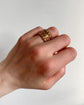 VINTAGE CHUNKY GOLD BAND RING