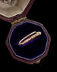 19TH CENTURY 9CT GOLD MINI SPLIT RING