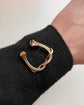 19TH CENTURY DIAMOND & RUBY DOUBLE HORSESHOE NAIL BROOCH