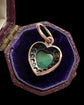 VICTORIAN TURQUOISE & DIAMOND HEART PENDANT