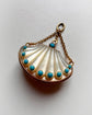 19TH CENTURY MOTHER OF PEARL SHELL LOCKET