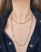 EARLY 19TH CENTURY 18CT GOLD & SWISS ENAMEL CHAIN