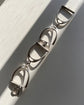 VINTAGE FRENCH SILVER LARGE STIRRUP BRACELET
