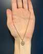 ANTIQUE 15CT GOLD DIAMOND & EMERALD HEART LOCKET