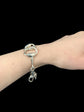 SILVER HORSE SNAFFLE BIT BRACELET