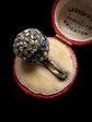 19TH CENTURY DIAMOND & SAPPHIRE ORB PENDANT