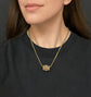 GEORGIAN REGENCY HIGH CARAT GOLD & TURQUOISE SLIDER PENDANT