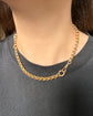 ANTIQUE 9CT GOLD PLATED PUSH BOLT